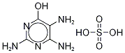 2,4,5-Triamino-6-hydroxypyrimidine-13C2 Sulfate Salt Structure