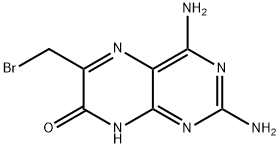 6-Bromomethyl-2,4-diamino-7-pteridinol Structure