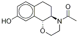 N-Acetyl (+)-3,4,4a,5,6,10b-Hexahydro-2H-naphtho[1,2-b][1,4]oxazin-9-ol Structure