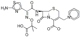 Ceftazidime-d5 (90%) Structure