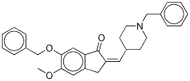 1-(Benzyl-d5)-4-[(6-benzyloxy-5-methoxy-1-indanone)-2-ylidenyl]methylpiperidine 结构式