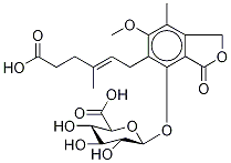 Mycophenolic Acid-d3 b-D-Glucuronide Structure