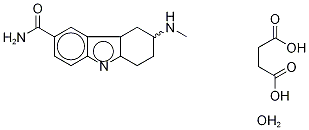 Frovatriptan-d3 Succinate Monohydrate Struktur
