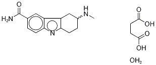 Frovatriptan-d3 Succinate Monohydrate 化学構造式