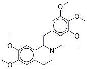 1,2,3,4-Tetrahydro-6,7-dimethoxy-2-(methyl-13C)-1-[(3,4,5-trimethoxyphenyl)methyl]-isoquinoline Structure