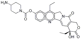 7-Ethyl-10-(4-amino-1-piperidino)carbonyloxycamptothecin-d3 化学構造式