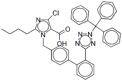 N-Trityl Losartan-d3 Carboxylic Acid Structure