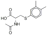 N-Acetyl-S-(3,4-dimethylbenzene)-L-cysteine-d3 Structure