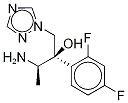 (αR)-α-[(1R)-1-Aminoethyl]-α-(2,4-difluorophenyl)-1H-1,2,4-triazole-1-ethanol-d3 Dihydrochloride Structure