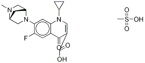 Danofloxacin-d3 Mesylate 结构式