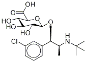 rac threo-Dihydro Bupropion β-D-Glucuronide Structure