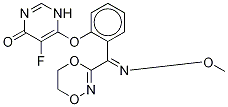 (E)-Deschlorophenyl Fluoxastrobin-d4 化学構造式