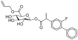 Flurbiprofen Acyl-β-D-glucuronide Allyl Ester
(Mixture of Diastereomers) Struktur