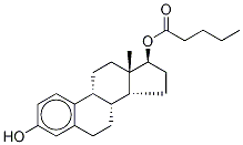Estradiol 17-Valerate-d9 化学構造式