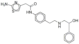 RAC-米拉贝隆D5 结构式