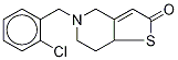 2-Oxo Ticlopidine-d4 Struktur