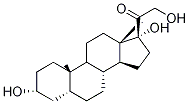 Tetrahydro-11-deoxy Cortisol-d5 Structure