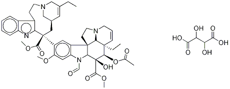 3',4'-Anhydro Vincristine Ditartrate Structure