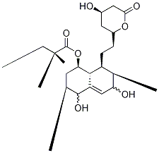 3',5'-Dihydrodiol SiMvastatin-d6
(Mixture of DiastereoMers),,结构式