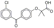 3-Chloro Fenofibric Acid-d6 Structure