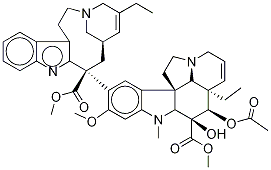 Anhydro Vinblastine-d3 Disulfate Salt Struktur