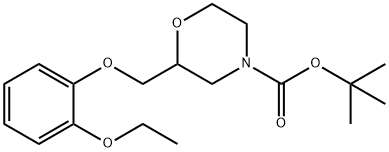 rac N-tert-Butoxycarbonyl Viloxazine 化学構造式