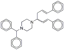  1-(DiphenylMethyl)-4-[(1RS,3E)-4-phenyl-1-[(E)-2-phenylethenyl)-3-buten-1-yl]piperazine-d8