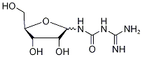 1-D-Ribofuranosyl-3-guanylurea
(α/β-Mixture) 化学構造式