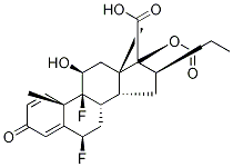 Fluticasone 17β-Carboxylic Acid Propionate-d3 Structure