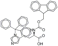 N-FMoc-1-trityl L-HoMohistidine,,结构式