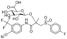 BicalutaMide-d4 O-β-D-Glucuronide,,结构式