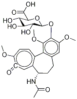 2-DeMethyl Colchicine 2-O-β-D-Glucuronide,,结构式