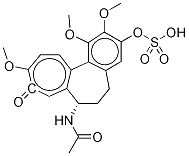 3-DeMethyl Colchicine 3-O-Sulfate,,结构式