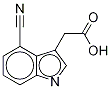 4-Cyanoindole-3-acetic Acid Structure