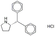 (2S)-2-(DiphenylMethyl)pyrrolidine-d10 Hydrochloride Structure