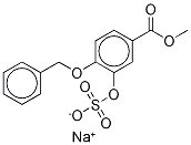 4-Hydroxy-3-(sulfooxy)benzoic Acid 3-O-Sulfate SodiuM Salt Methyl Ester 结构式