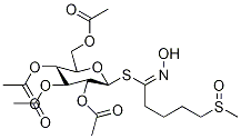 4-Methylsulfinylbutyldesulfoglucosinolate Tetraacetate 化学構造式