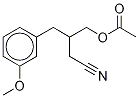 β-[(Acetyloxy)Methyl]-3-Methoxy-benzenebutanenitrile,1391054-58-2,结构式