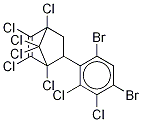 5-(2,3-Dichloro-4,6-dibromophenyl)-1,2,3,4,7,7-hexachloro-2-norbornene
(Mixture of isomers) Struktur