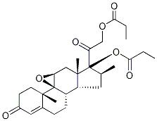 1,2-Dihydro Betamethasone 9,11-Epoxide 17,21-Dipropionate Structure