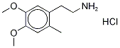 4,5-Dimethoxy-2-methylbenzeneethanamine-d6 Hydrochloride Struktur