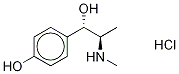 rac 4-Hydroxy Ephedrine Hydrochloride Structure