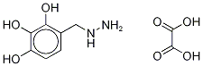 2,3,4-Trihydroxybenzylhydrazine-15N2 Oxalic Acid Salt Structure