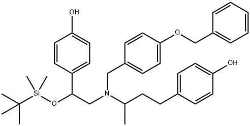 N-(4-Benzyloxy)benzyl O-tert-Butyldimethylsilyl Ractopamine
