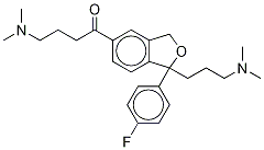 Citalopram Dimethylaminobutanone Dihydrochloride Salt 化学構造式