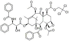 7-{[(2,2,2,-TRICHLOROETHYL)OXY]CARBONYL}PACLITAXEL-D5 Structure