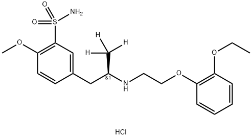 (R)-Tamsulosin-d3 Hydrochloride Structure