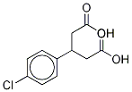 3-(4-Chlorophenyl-d4)glutaric Acid 化学構造式