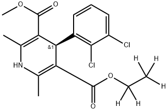 (R)-(+)-Felodipine-d5 化学構造式