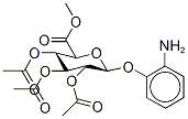 2-Aminophenyl 2,3,4-Tri-O-acetyl--D-glucuronide, Methyl Ester, , 结构式
